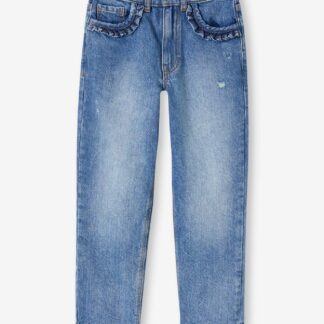 MEDIUM Hip, Straight Leg MorphologiK Jeans for Girls stone