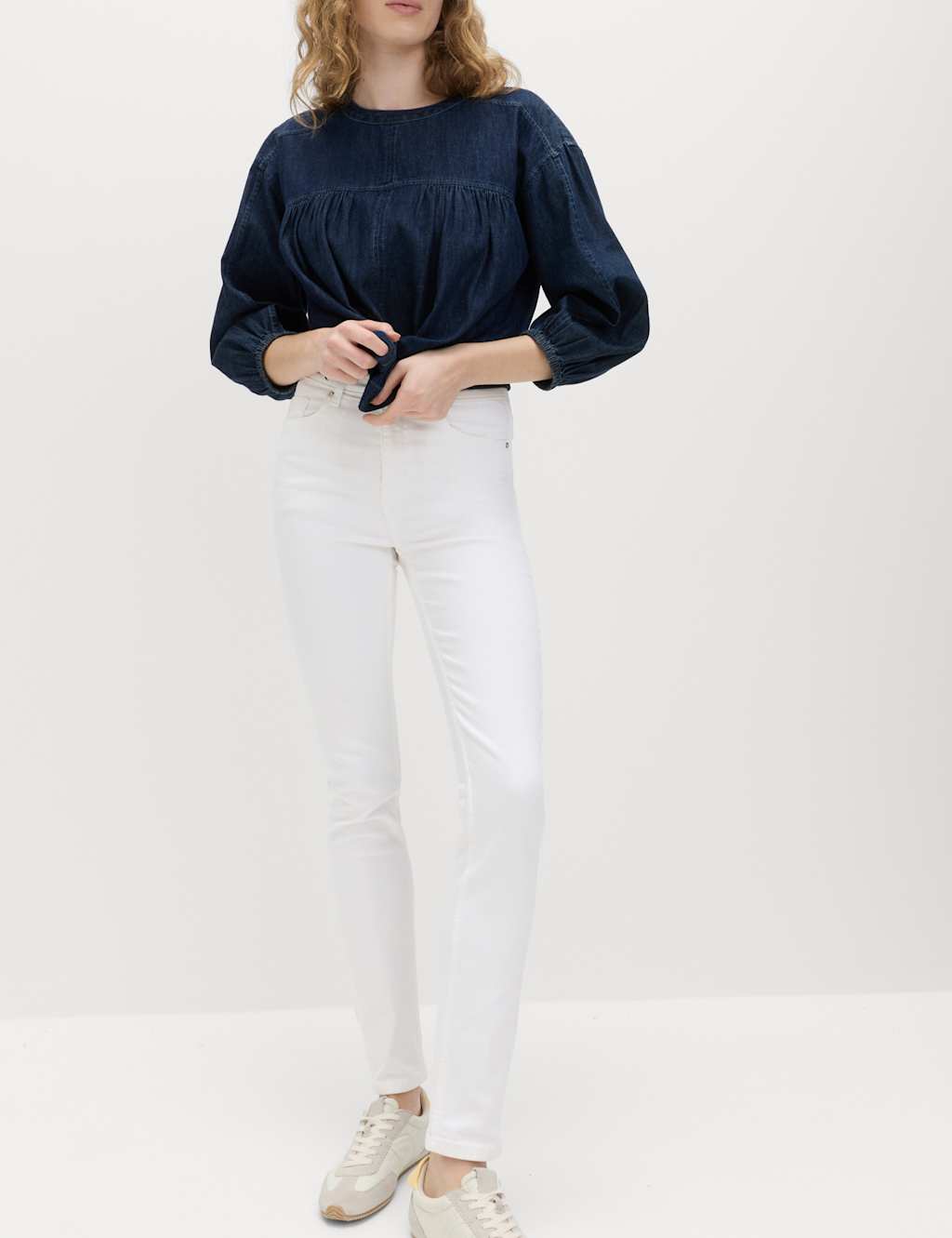 M&S Lily Slim Fit Jeans Soft White