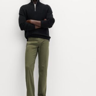M&S Straight Fit Stretch Jeans Khaki
