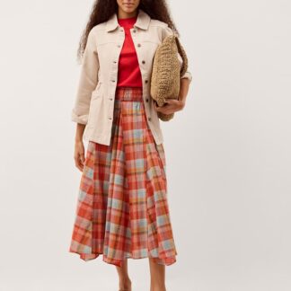 Monsoon Denim Longline Jacket Ecru