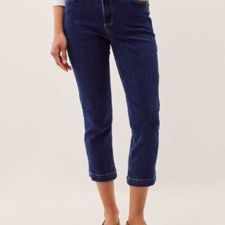 Monsoon Mid Rise Cropped Jeans Indigo