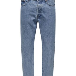 ONLY & SONS Loose Fit Pure Cotton Jeans Light Blue