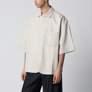 Paysan de-Nîmes light beige denim shirt