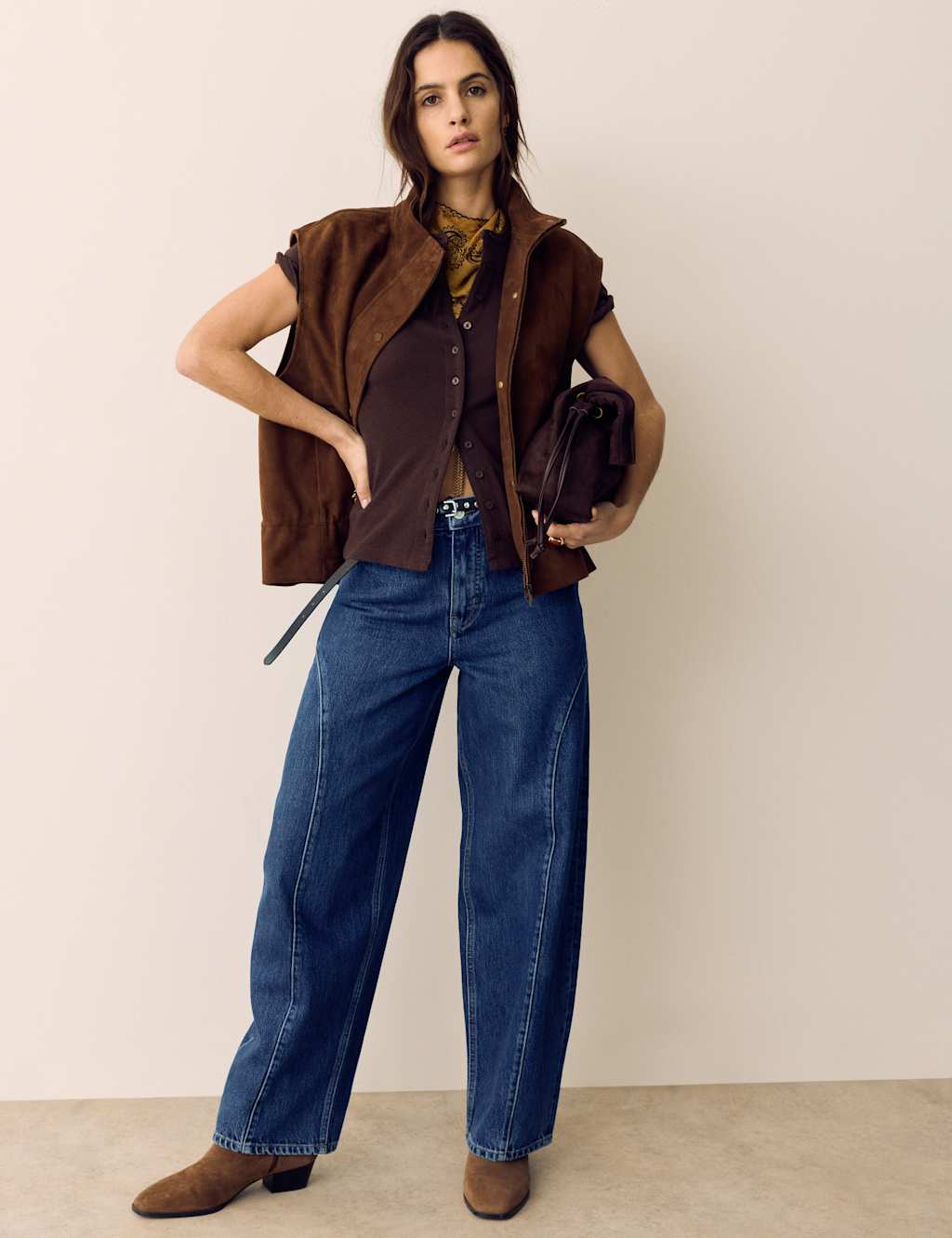 Per Una Western Tapered Jeans Medium Indigo