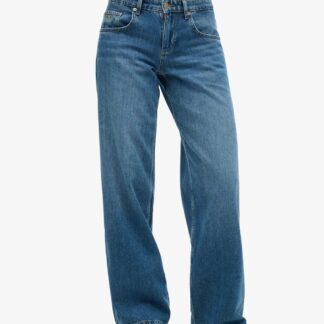 Superdry & Co Mid Rise Wide Leg Baggy Jean Blue