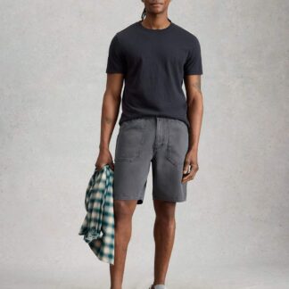 White Stuff Regular Fit Denim Utility Shorts Black