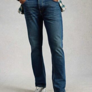 White Stuff Slim Fit 5 Pocket Jeans Dark Blue Denim