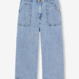 Wide Leg Carpenter Jeans for Girls light blue