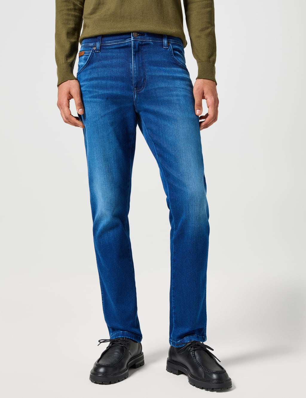 Wrangler Slim Fit Texas 5 Pocket Jeans Indigo