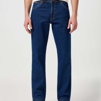 Wrangler Straight Fit Texas 5 Pocket Jeans Blue Denim